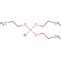 2d structure of bromotripropoxysilane