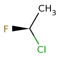 2d structure of (1R)-1-chloro-1-fluoroethane