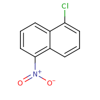 2d structure of 1-chloro-5-nitronaphthalene