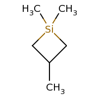 2d structure of 1,1,3-trimethylsiletane
