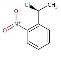 2d structure of 1-[(1S)-1-chloroethyl]-2-nitrobenzene