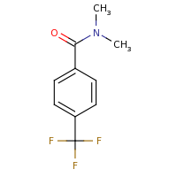 2d structure of N,N-dimethyl-4-(trifluoromethyl)benzamide