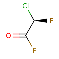 2d structure of (2R)-2-chloro-2-fluoroacetyl fluoride