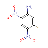2d structure of 5-fluoro-2,4-dinitroaniline