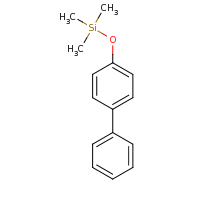 2d structure of trimethyl(4-phenylphenoxy)silane