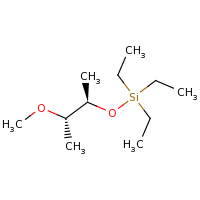 2d structure of triethyl({[(2R,3S)-3-methoxybutan-2-yl]oxy})silane