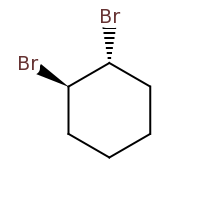 2d structure of (1R,2R)-1,2-dibromocyclohexane
