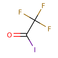 2d structure of 2,2,2-trifluoroacetyl iodide