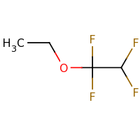 2d structure of 1-ethoxy-1,1,2,2-tetrafluoroethane