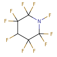 2d structure of 1,2,2,3,3,4,5,5,6,6-decafluoropiperidine