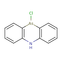 2d structure of 10-chloro-5,10-dihydrophenarsazinine