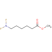 2d structure of methyl 6-(difluoroamino)hexanoate
