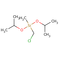2d structure of (chloromethyl)(methyl)bis(propan-2-yloxy)silane