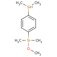 2d structure of [4-(dimethylsilyl)phenyl](methoxy)dimethylsilane