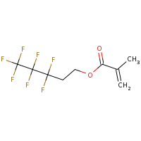 2d structure of 3,3,4,4,5,5,5-heptafluoropentyl 2-methylprop-2-enoate