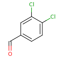 2d structure of 3,4-dichlorobenzaldehyde