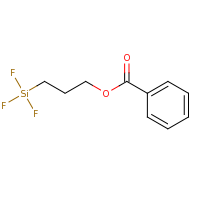 2d structure of 3-(trifluorosilyl)propyl benzoate