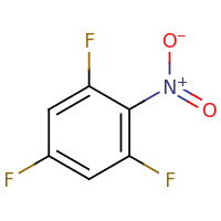 2d structure of 1,3,5-trifluoro-2-nitrobenzene