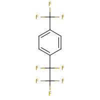 2d structure of 1-(1,1,2,2,2-pentafluoroethyl)-4-(trifluoromethyl)benzene