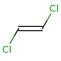 2d structure of (E)-1,2-dichloroethene