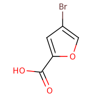 2d structure of 4-bromofuran-2-carboxylic acid