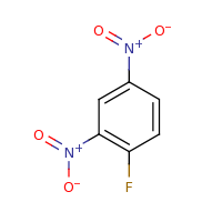 2d structure of 1-fluoro-2,4-dinitrobenzene
