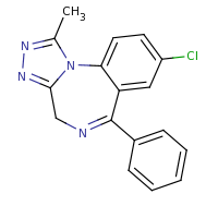 2d structure of 12-chloro-3-methyl-9-phenyl-2,4,5,8-tetraazatricyclo[8.4.0.0^{2,6}]tetradeca-1(14),3,5,8,10,12-hexaene