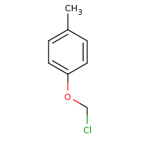 2d structure of 1-(chloromethoxy)-4-methylbenzene