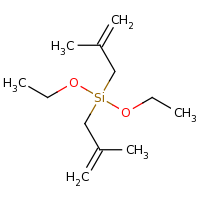 2d structure of diethoxybis(2-methylprop-2-en-1-yl)silane