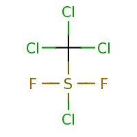 2d structure of chlorodifluoro(trichloromethyl)-$l^{4}-sulfane