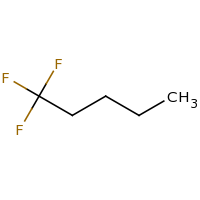 2d structure of 1,1,1-trifluoropentane