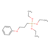 2d structure of triethoxy(3-phenoxypropyl)silane