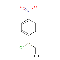 2d structure of chloro(ethyl)(4-nitrophenyl)arsane