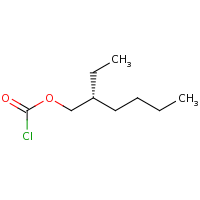 2d structure of (2R)-2-ethylhexyl chloroformate