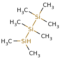 2d structure of 1,1,1,2,2,3,3-heptamethyltrisilane