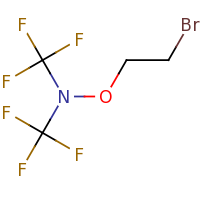 2d structure of (2-bromoethoxy)bis(trifluoromethyl)amine