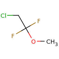 2d structure of 2-chloro-1,1-difluoro-1-methoxyethane