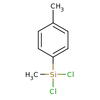 2d structure of dichloro(methyl)(4-methylphenyl)silane