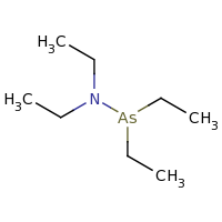 2d structure of (diethylarsanyl)diethylamine
