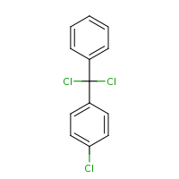 2d structure of 1-chloro-4-[dichloro(phenyl)methyl]benzene