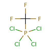 2d structure of tetrachloro(trifluoromethyl)-$l^{5}-phosphane