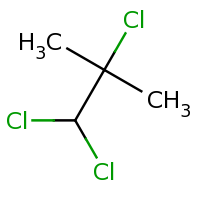 2d structure of 1,1,2-trichloro-2-methylpropane