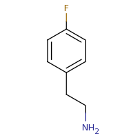 2d structure of 2-(4-fluorophenyl)ethan-1-amine