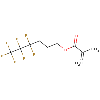 2d structure of 4,4,5,5,6,6,6-heptafluorohexyl 2-methylprop-2-enoate