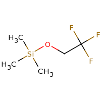 2d structure of trimethyl(2,2,2-trifluoroethoxy)silane