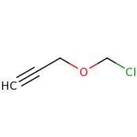 2d structure of 3-(chloromethoxy)prop-1-yne