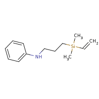 2d structure of N-[3-(ethenyldimethylsilyl)propyl]aniline