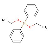 2d structure of diethoxydiphenylsilane