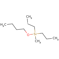 2d structure of butoxy(methyl)dipropylsilane