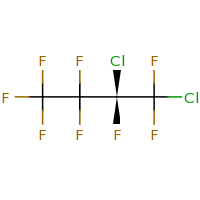 2d structure of (2S)-1,2-dichloro-1,1,2,3,3,4,4,4-octafluorobutane